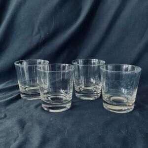 Vintage Old Fashioned Lowball Whiskey Glasses